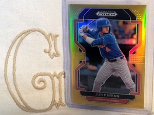 Jud Fabian, Baltimore Orioles, 2022 Panini Prizm Draft Picks Gold #'d/10 PDP67🇬 - Picture 1 of 3