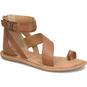 b.o.c. Womens Maci Strappy Zipper Ankle Strap Tan 10 Medium (B,M) - Picture 1 of 3