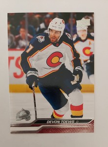 2023-24 Upper Deck Series 1 Base #46 Devon Toews Colorado Avalanche