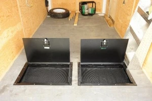 Floor Mounted Storage Box for Enclosed Trailers - 19" x 29" x 7-1/4" - Picture 1 of 3