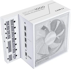 Fuente de alimentación Lian-Li EG1000 blanca 1000W 80+ platino modular completo ATX blanco - Imagen 1 de 8