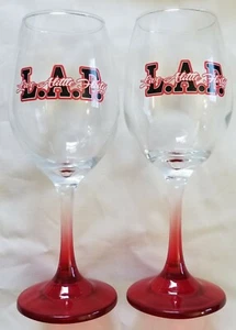 Live A Little Flirty Wine Glasses set of 2 - Picture 1 of 2
