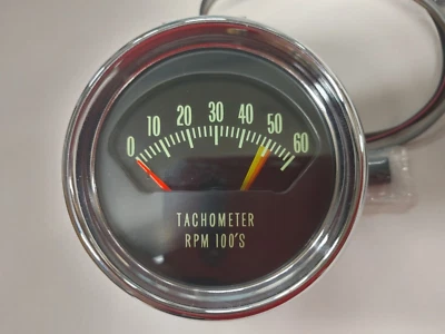 Chevelle 1966, El Camino 5200 Redline Tach Low Horse (Knee Knocker) reproducción Foto 1 de 3