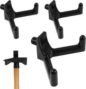 3pcs Tool Hooks for Suncast, Utility Double Head Design Garden Storage Black  - Bild 1 von 6