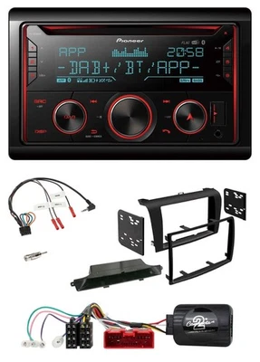 Pioneer 2DIN DAB Lenkrad Bluetooth USB CD Autoradio für Mazda 3 2003-2009 schwar - Bild 1 von 4