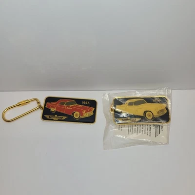 Vintage Pair Thunderbird 1955 And 1956 Keychains - Image 1 of 4