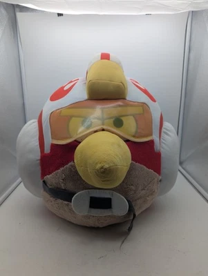 RARE Angry Birds Star Wars Pilot Luke JUMBO Plush 16" 2013 CWT Collection Used - Image 1 of 4