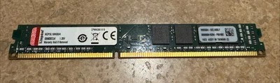 Kingston KCP3L16NS8/4 4GB PC3-12800 1600Mhz DIMM Memory RAM - Image 1 of 4