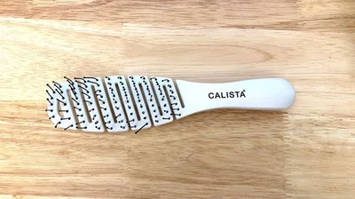 Calista Hair Brush De-tangle Smooth Style Flexible Lightweight White - Image 1 of 4