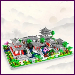 Suzhou Gartenpuzzle Mikropartikel Montage Typ Baustein ethnischer Stil - Bild 1 von 27