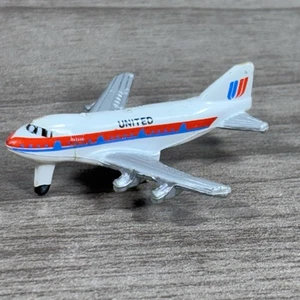 Micro Machines Galoob Boening 747 Jet Airplane United Airlines Collectible Toy - Picture 1 of 8
