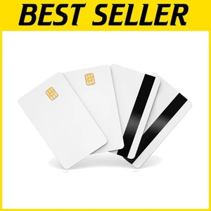 Bulk 100 leere Smartcards mit EMV-Chip & Magnetstreifen - Ideal für Geschenkkarten - Bild 1 von 7