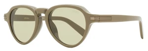 Zegna Acetate Pilot Sunglasses EZ0252 45E Light Brown 51mm - Picture 1 of 3