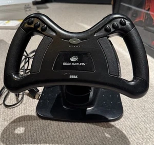 SEGA SATURN ARCADE RACER STEERING WHEEL - BOXED - Picture 1 of 9