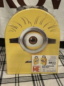 Despicable Me Minion Made 2 Stück Aufbewahrungsbox Set Kohls Exklusiv Neu in Verpackung Universal - Bild 1 von 7