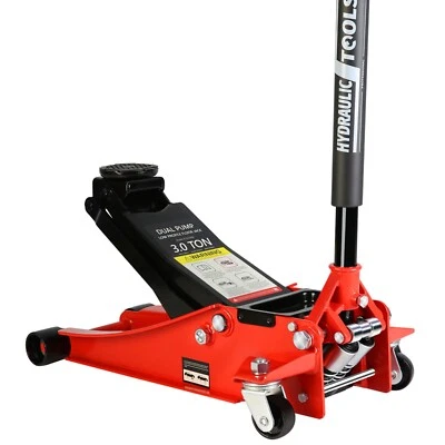 Hydraulic floor jack 2Ton 3T 4T Quick Dual Pump low profile trolley service jack - Image 1 of 4
