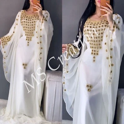 Marokkanisch Dubai Kaftane Farasha Abaya Kleid Sehr Kostüm - Bild 1 von 4