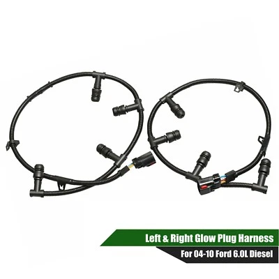 Glow Plug Harness 1 Left & 1 Right Kit For 04-10 Ford 6.0L Powerstroke Diesel - Image 1 of 4