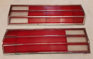 Vintage 1978 1980 Dodge Aspen R/T Rear Tail Light RH-LH Brake Lamp Lenses - Picture 1 of 10