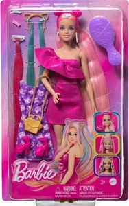 Barbie - Fun & Fancy Hair, bambola con lunghissimi capelli biondi 3 anni + JDC85 - Foto 1 di 3
