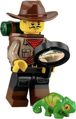 LEGO Series 19 Jungle Explorer Minifigure (71025) New Retired Collectible CMF - Image 1 of 4