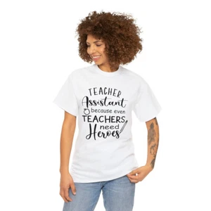 Back to School, First Day of School, Teacher Assistant Appreciation Gift T Shirt - Picture 1 of 25