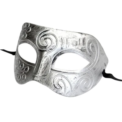 1PC Men Masquerade Ball Mask Halloween Half Face Bridal Lace Makeup Miss - Image 1 of 4