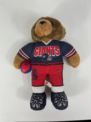 Good Stuff NFL Teddybear, New York Giants, NWT NYG 2000 VTG Toy Plush Cover