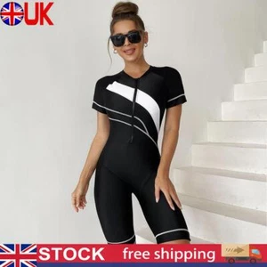 Women Diving Suit Breathable Half Sleeve Diving Skin Clothes Outdoor Accessories - Picture 1 of 18