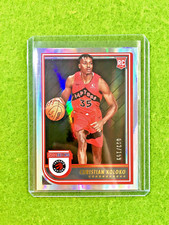 Christian KOLOKO SILVER PRIZM ROOKIE CARD  #/199  RC 2022 CHRISTIAN KOLOKO Hoops