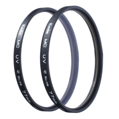 KENKO MC UV SL-39 77mm MULTI COATED FILTER X 2 PCS #35 / 30 DAY WRT - Image 1 of 4