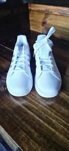 Adidas Grand Court K White/Clear Girl's Sneakers - Size 7 - Picture 1 of 4