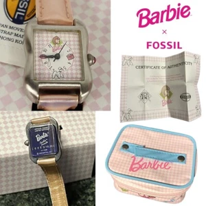 1996 RARE MINT Fossil Barbie Poodle Parade #0803/10000 Collectors Watch LI1426 - Bild 1 von 5