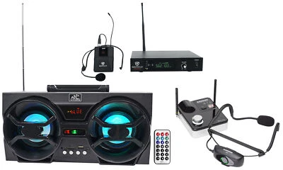 Samson AIRLINE 99M Rechargeable Fitness Headset+Wireless System+Boombox K-Band - Image 1 of 4