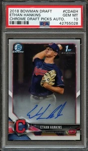 BB - 2018 Bowman Chrome - #CDA-EH - Ethan Hankins - PSA 10 - Bild 1 von 2