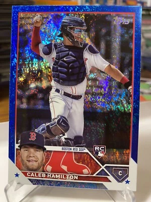 2023 Topps Update Series - Blue Foil #US160 Caleb Hamilton /999 (RC) - Image 1 of 2