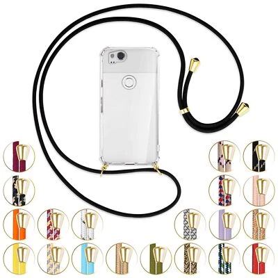 Collana (O) per Google Pixel 2 Cover protettiva Custodia con catena cordino - Immagine 1 di 4