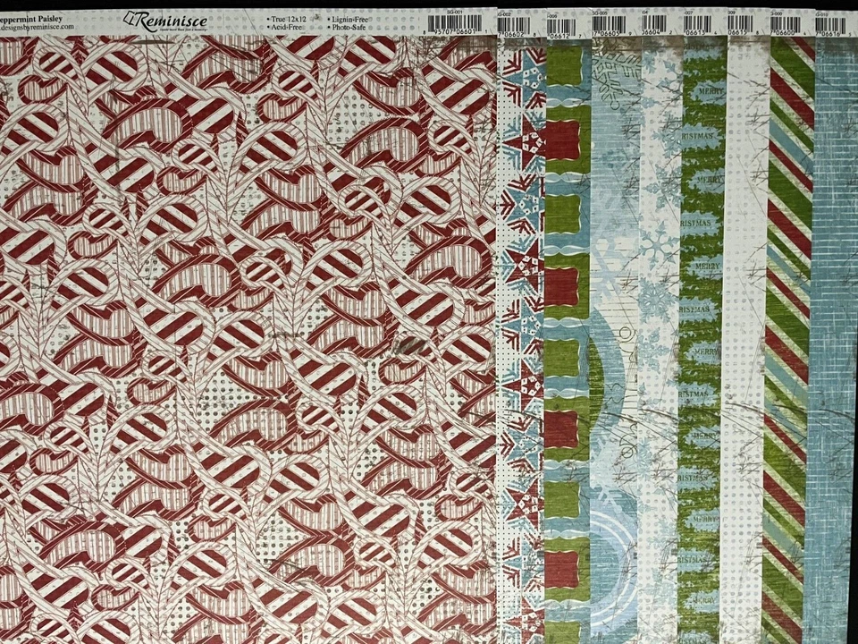 REMINISCE CHRISTMAS SNOW GLOBE COLLECTION 12X12 SS HEAVY PAPER - Image 1 of 1