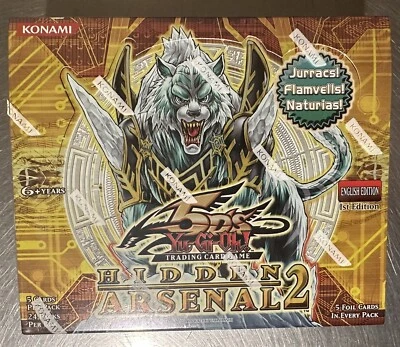 YUGIOH HIDDEN ARSENAL 2 1ST EDITION BOOSTER BOX Factory Sealed - Image 1 of 4