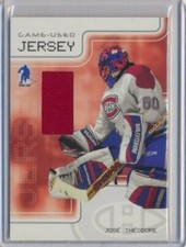 2002-03 In The Game Be A Player Game Used Jersey GJ-41 Jose Theordore Canadiens