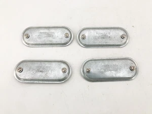Menge 4 neue Killark 570 Stahl Rohr Körper Abdeckungen 1-1/2" Form 7 - keine Dichtung - Bild 1 von 4