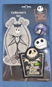 Nightmare before Christmas Sticker Buttons and Glow In The DARK Patch Set - Picture 1 of 5