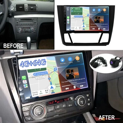 64GB Android 15 Carplay For BMW 1 Series E88 E82 E81 E87 08-12 Car Stereo Radio - Image 1 of 4