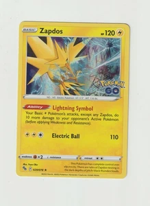 Zapdos Pokemon TCG Pokemon Go Card 029/078 Holo - Picture 1 of 3