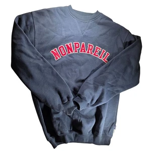 Port Authority Nonpareil Navy Blue Crewneck Sweatshirt Mens Medium Cotton Blend - Picture 1 of 11