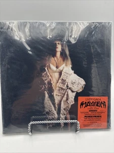 Lady Gaga-Mayhem-Rock 2LP Opaque Blue Lp Vinyl Record Alt Cover + Poster Sealed - Picture 1 of 11