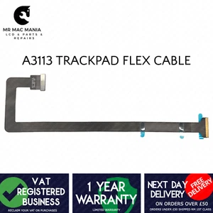 Genuine Apple MacBook Air 13" A3113 M3 2024 Trackpad Flex Cable 821-04848-A - Afbeelding 1 van 1