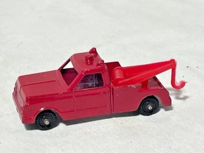 Camión de remolque Midgetoy vintage con pluma roja, casi como nuevo Foto 1 de 3