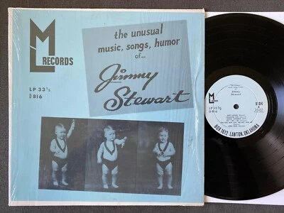 Jimmy Stewart LP RARE ML Records D-816 Tommy Allsup Producer VG/VG opened Shrink - Image 1 of 4