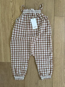 Seed Girls Gingham Print Playsuit Size 2 NWT - Picture 1 of 4
